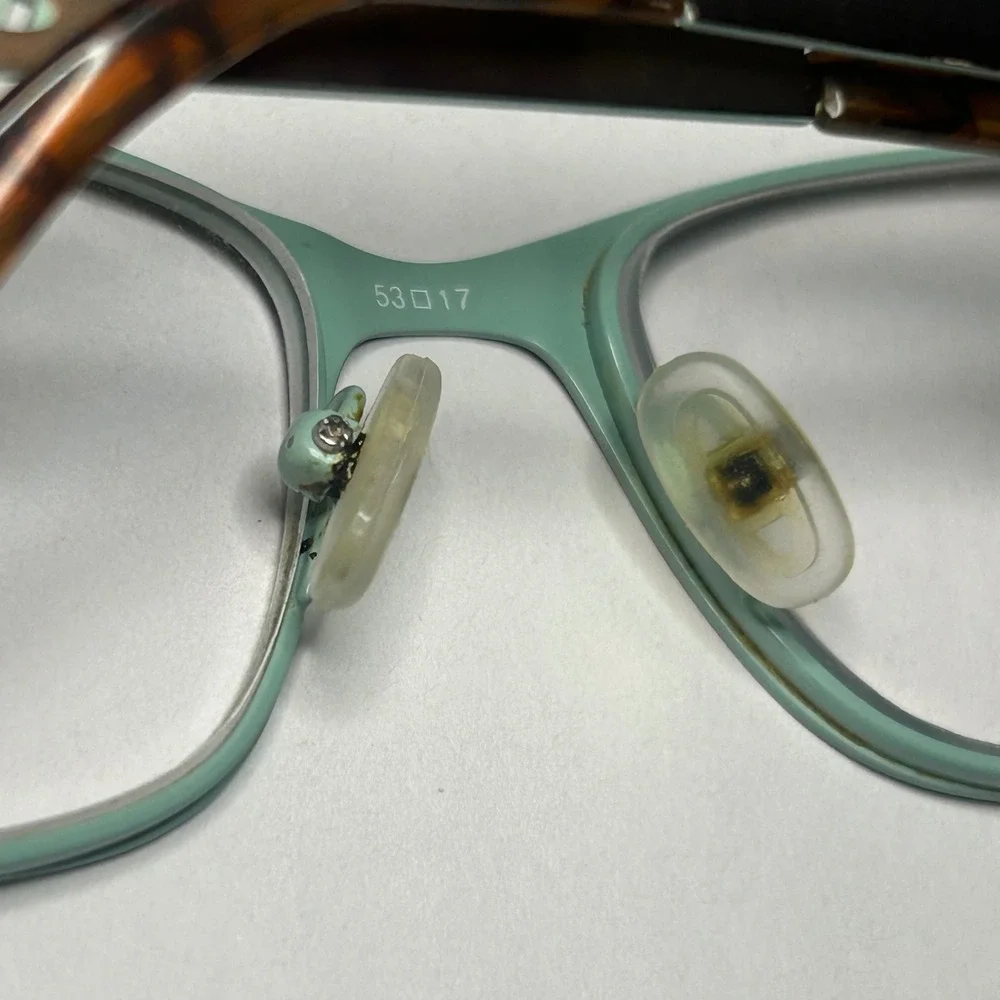 Wittnauer Miranda Eyeglasses Chocolate Mint Bronze Green Frames 53-17/135